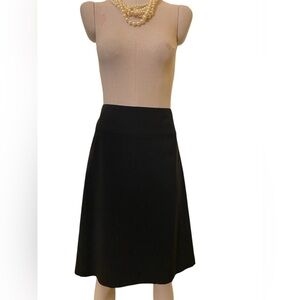 Banana Republic Black Midi Skirt